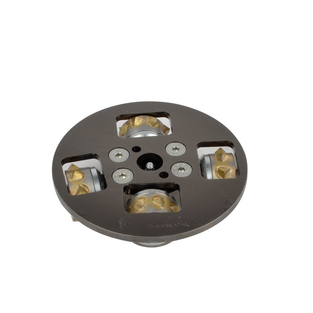 Lupato Plateau à Boucharder Ø150 mm Mina 4/9 Pour béton M14