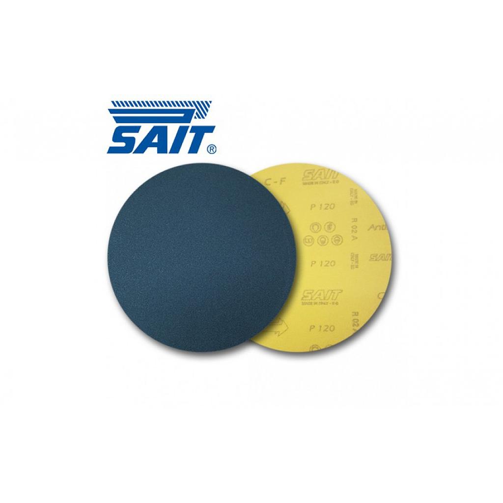Saitac Schuurpapier Ø125 mm Velcro