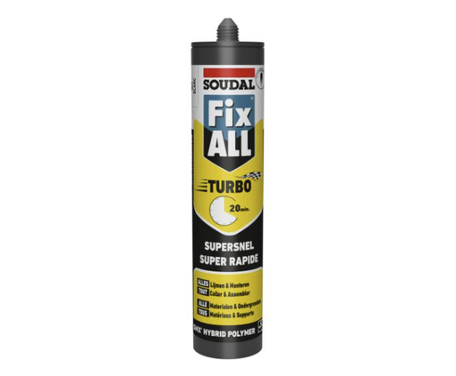 [FIXALLTUR-WI] Soudal Fix ALL Turbo 290 ml (Kleur Wit)
