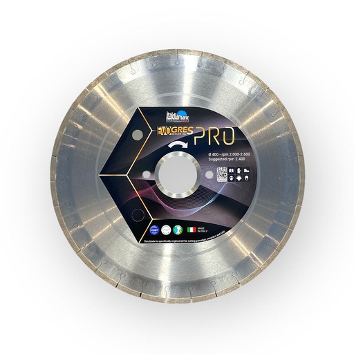 Disque Diamanté Evo Gres Pro Silencieux pour UCS et Céramique