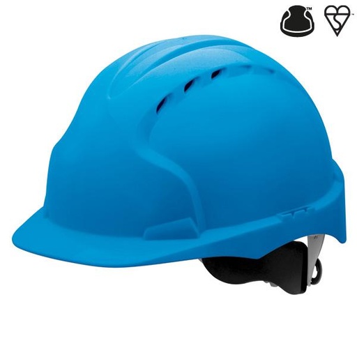 [HELMEVO3] Casque de Sécurité Evo 3 avec Roue a Roch (Couleur Bleu)