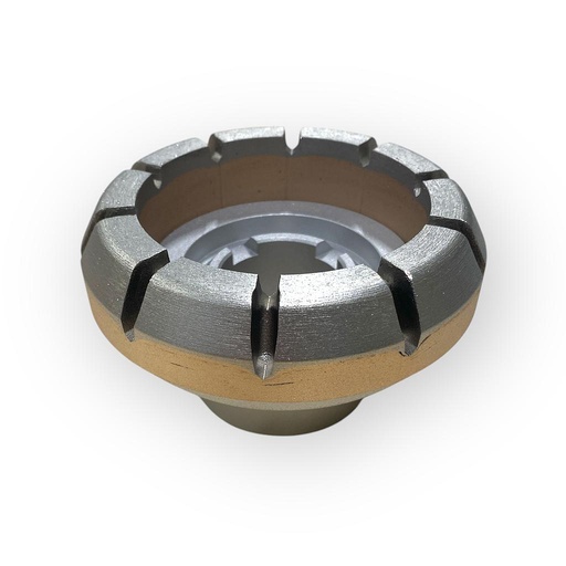 ADI Fraise Diamantée Egouttoir Ø 114 mm 60° Angulaire pour Granit et Composite Alésage 35 mm