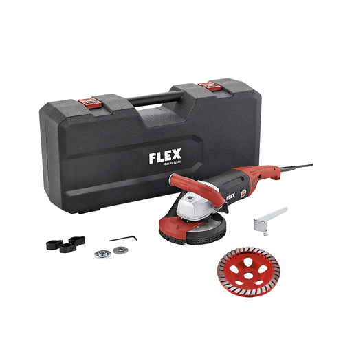 [ZLD187-TSET] Flex Meuleuse pour Béton LD 18-7 Ø150 R - Kit Turbo Jet II (Puissance 1800 W, Vitesse de rotation 7000 t/min)