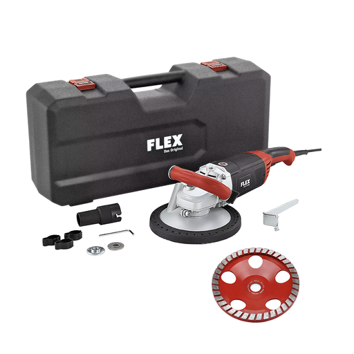 [ZLD246-TSET] Flex Meuleuse pour Béton LD 24-6 Ø180 - Kit Turbo Jet II (Puissance 2400 W, Vitesse de rotation 6500 t/min)
