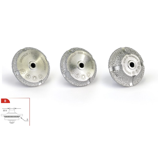 Replacement Profile Router Bit B Soudo for Ceramic