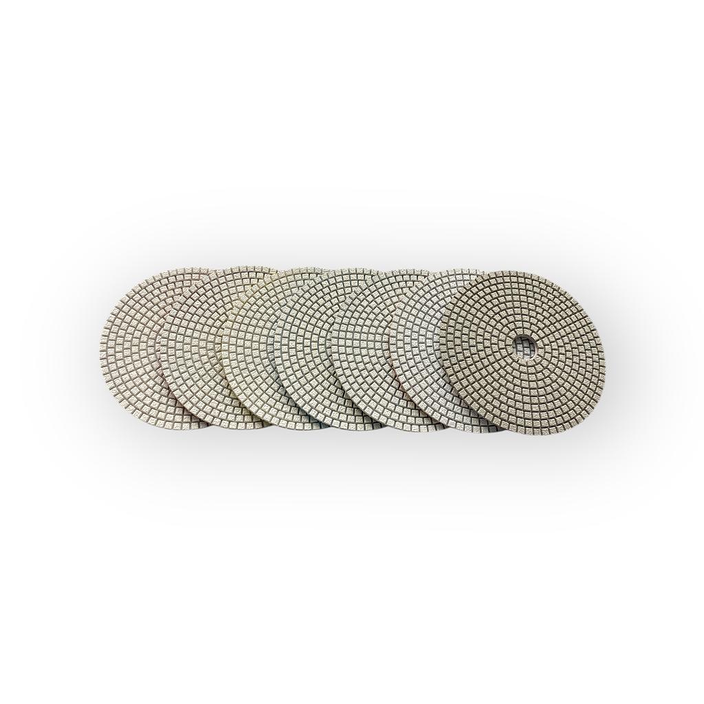ABR Diamantpad voor Natuursteen en Beton ADR XL Wet en Dry Ø125 mm Velcro