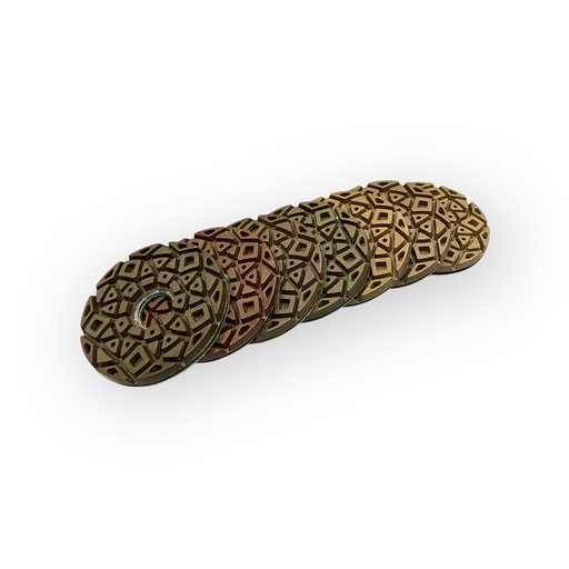 Grutec Diamond Pad for Soft Concrete Ø125 mm Velcro