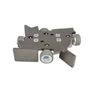 Lupato Plateau effet Sablage Ø260 mm avec 4 Rouleau pour FLORA