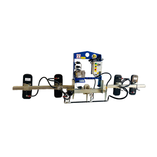 [MKKH30V4LZ] Vacuüm Hefsysteem Type MK.KH 8m³/u  Elektrisch CE (Configuratie Zuignappen 4x 450 x 150 mm Zacht H600 / V300 kg)