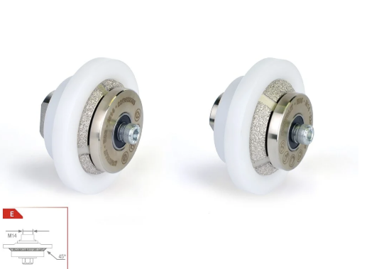 Profielfrees E 45° Soudo voor Keramiek M14