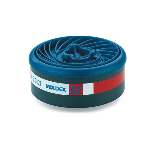 Moldex Replacement Gas Filter A2 for Mask 7000 and 9000 (per 8 pieces)