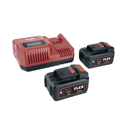 Flex Acculader 12 / 18.0 V + 2 Batterijen