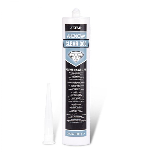 [AKENOVC3-2200] Akemi Akenova Clear 300 Glue - 290 ml (Colour Transparant Magic 2200)