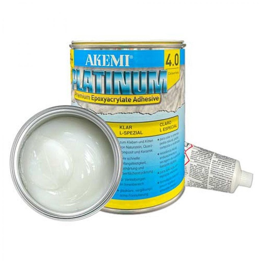 [AK-PLATIN-4] Akemi Platinum P+ 4.0 Gel Transparent Durcisseur inclus  (Contenu 900 ml)