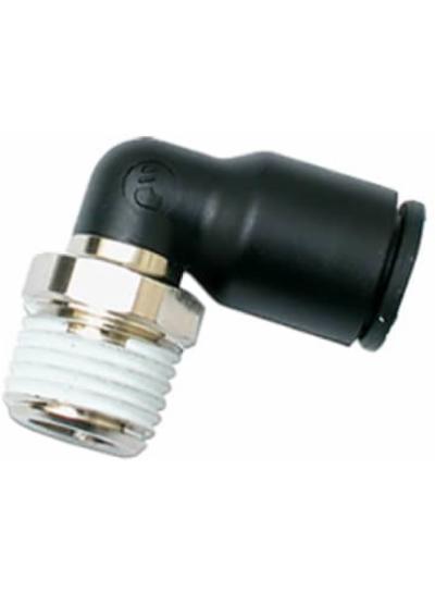 Raccord 90°  10 mm Femelle - 1/8" Mâle pour Tuyau  10 mm