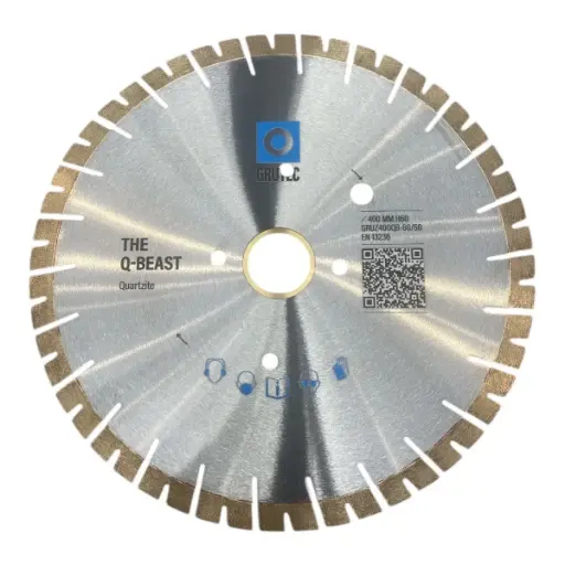 Grutec Diamond Disc “The Q-Beast” for Quartzite 