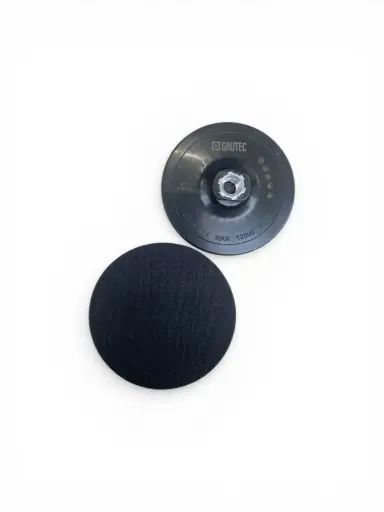 [GRUPTVEL11514] Grutec Steunschijf Ø115 mm Velcro M14 (Diameter 115 mm, Aansluiting M14)