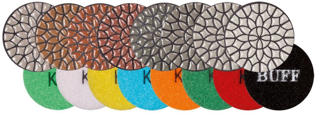 Diamantpad Diarex KS-Dry SBE Ø50 mm Velcro 