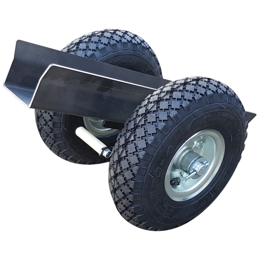 [W146967] Platenkar Verzinkt met Opblaasbare Wielen  (Capaciteit 500 kg)