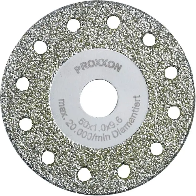 Diamant Coated Cutting and Roughing Disk Ø50 x 2.1 x 9,6 mm for Proxxon LHW