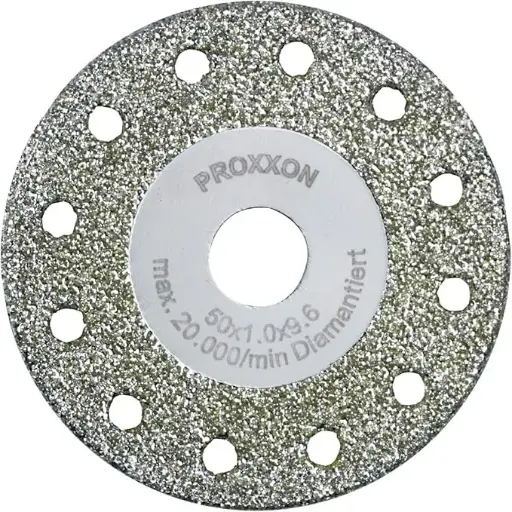 [PRO-28557] Diamant Coated Cutting and Roughing Disk Ø50 x 2.1 x 9,6 mm for Proxxon LHW (Diameter 50 mm)