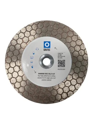 [GRUZ125JCM14] Grutec Diamantzaag Jolly Cut M14 Ø125 mm voor UCS en Keramiek (Diameter 125 mm, Aansluiting M14)