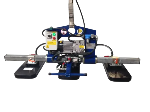 Vacuüm Hefsysteem Type ST.KH manueel kantelbaar - met Opgebouwde Elektrische Vacuümpomp 8,0m³/u CE