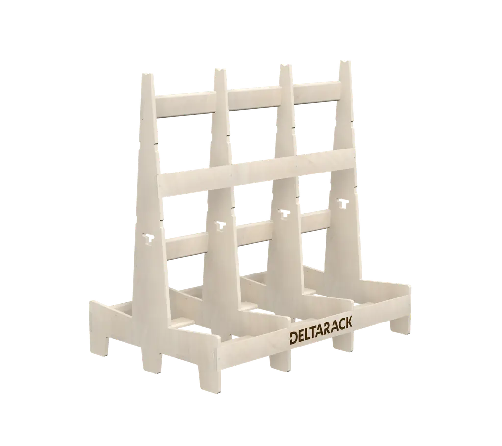 Deltarack Wooden Storage Rack SG80HD