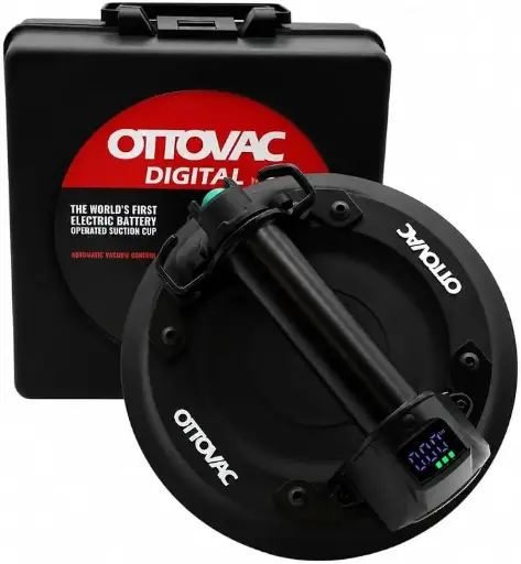[GRABO-OTTOVAC] Elektrische Handventouse Ottovac Digital - Ø200mm in Hardcase (Capaciteit 75 kg)