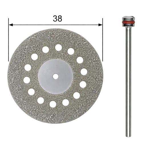 [PRO-28846] Diamantzaag Ø38 mm voor Proxxon LWB (Diameter 38 mm, Aansluiting tige 2.35 mm)
