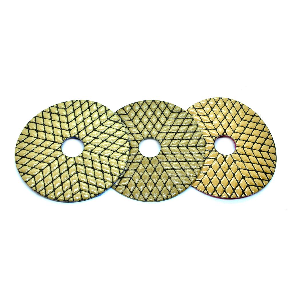Diamantpad Octron 3 E-Line Ø100 mm Velcro
