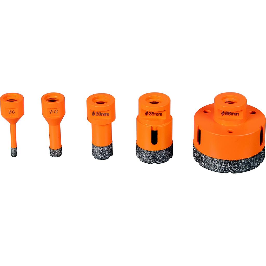 Diamond Drill Dry Vacuum Brazed M14