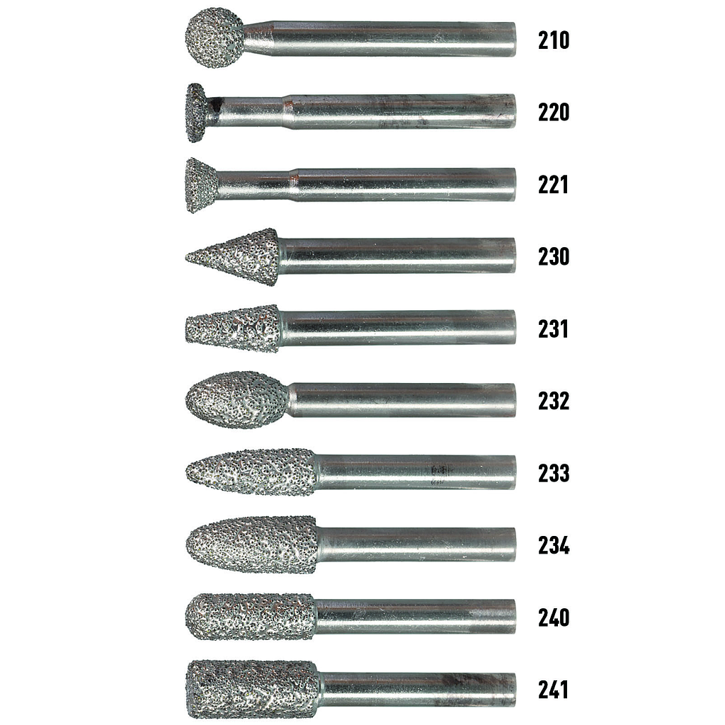 Diamond Pin Vacuum Brazed for Granite – Shank 6 mm