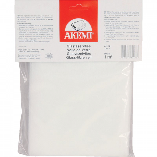 [AK-30219] Akemi AP Glasvezelvlies 40 g/m² - 1m² (Inhoud 1 m²)