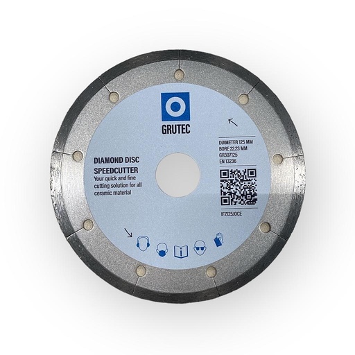 [IFZ125JOCE] Disque Diamanté Speedcutter pour Céramique (Diamètre 125 mm, Alésage 22,2 mm)