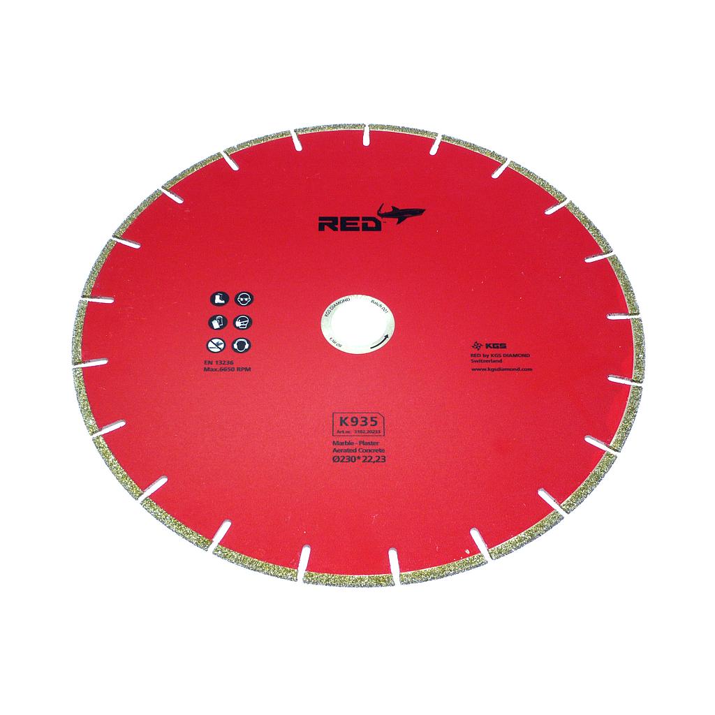 KGS Diamond Blade RED™ K935 Electroplated