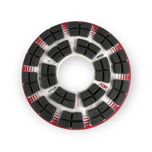 ABR Plateau ADR Ø370 x 125 mm Velcro Blauwe Hardsteen