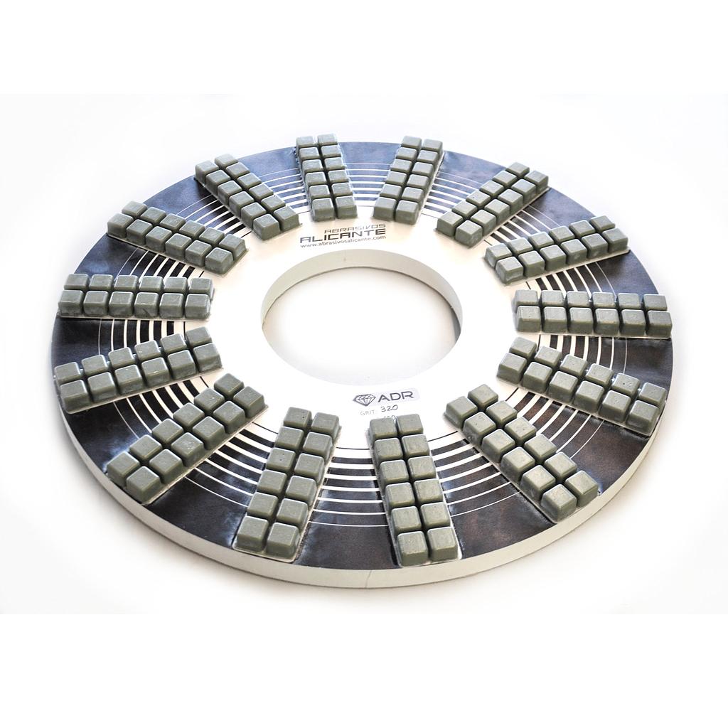 ABR Plateau ADR Ø450 x 150 mm Velcro Graniet