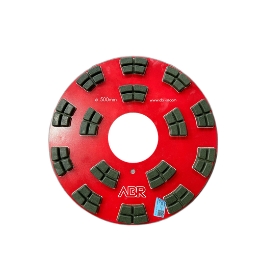 ABR Plateau ADR Ø500 x 125 mm Velcro Pierre Calcaire