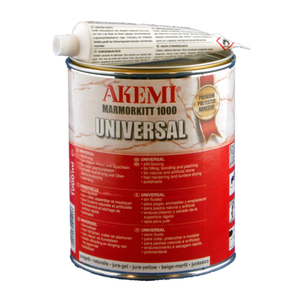 Akemi Marmorkitt 1000 Universal 1 l Durcisseur inclus