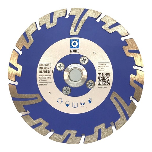Grutec Diamond Blade Gru Gift for Granite M14