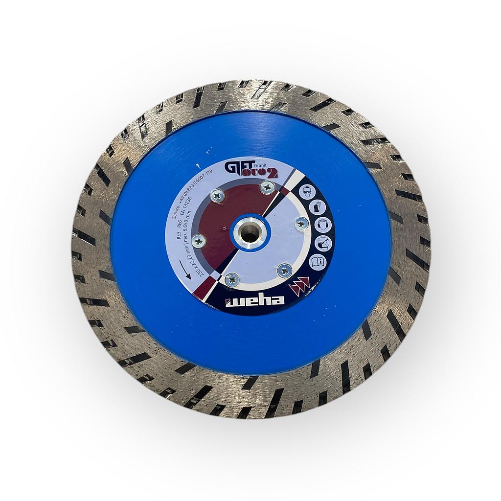 Grutec Diamond Blade Gru Gift type Duo2 for Granite M14