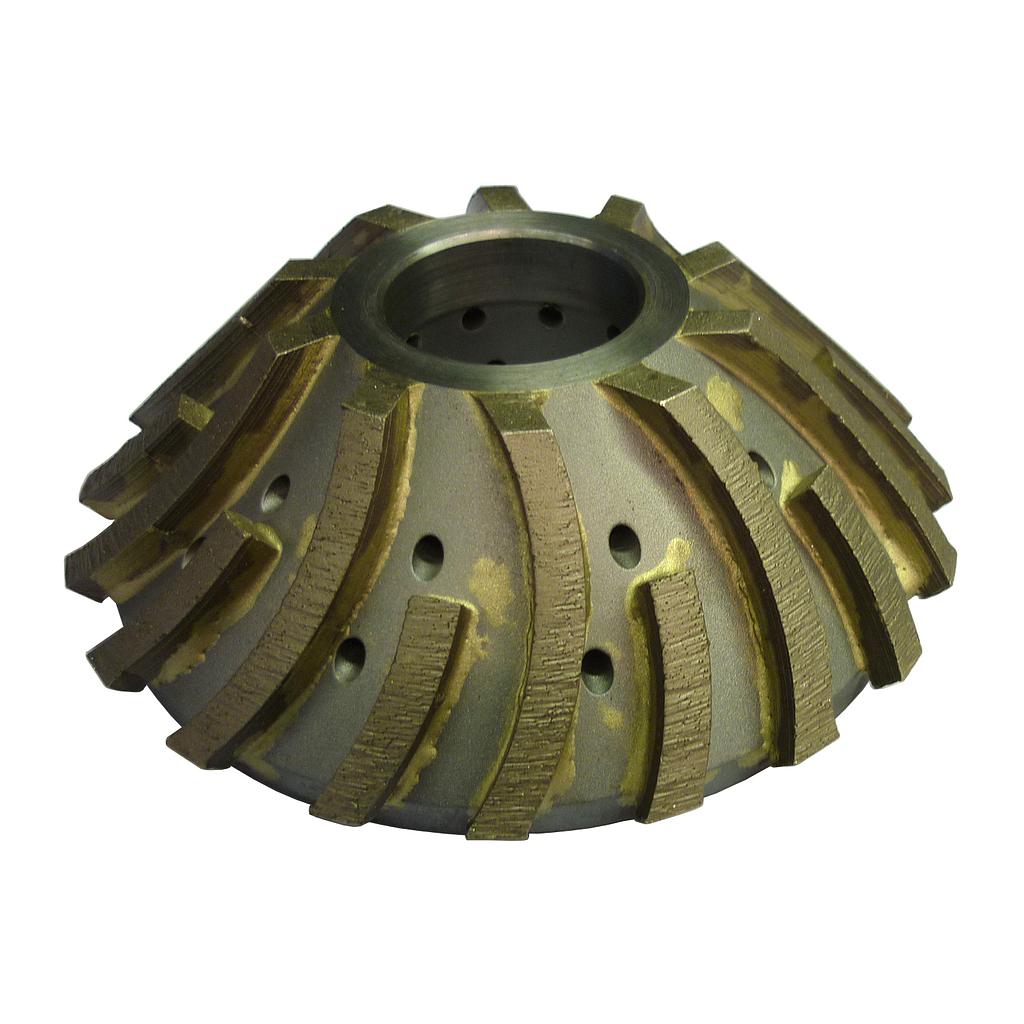 Nicolai Segmented Profiling Wheel 45° Y Bore 35 mm for Granite and Composite Position 0