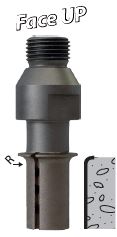 Nicolai Profielfrees voor Graniet en Composiet Ø20 mm A30 R=3 mm R1/2&quot;
