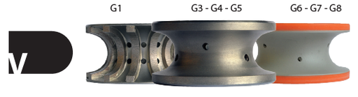 Nicolai Profielfrees voor Graniet en Composiet Ø60 mm V30 Asgat 35 mm