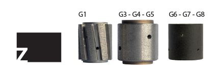 Nicolai Profielfrees voor Graniet en Composiet Ø40 mm Z45 - Asgat 20 mm
