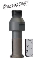 Nicolai Profiling Wheel for Granite and Composite Ø20 mm ZS30 Face Down R1/2