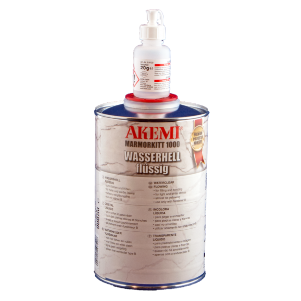 Akemi Marble Filler 1000 Transparent Waterclear + Hardener 900ML