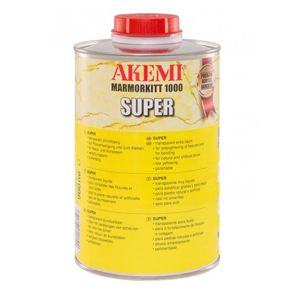 Akemi Marmorkitt 1000 Super Vloeibaar incl. Verharder 900 ml