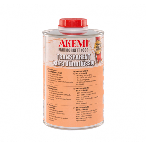 Akemi Marmorkitt 1000 Transparant Dunvloeibaar 900 ml